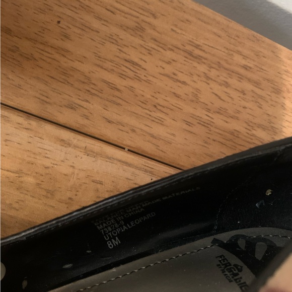 Fergalicious by Ferga Size 8M Utopia Leopard high heel pre-owned 3 inch… - Picture 11 of 12